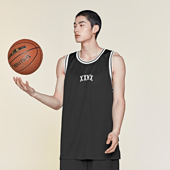 젝시믹스 XXMX 드로우 메쉬 슬리브리스 XMMSL20J2