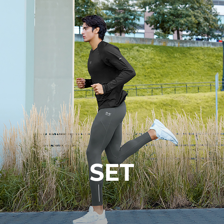 RX 맨즈 하이브리드 레깅스 SET 
