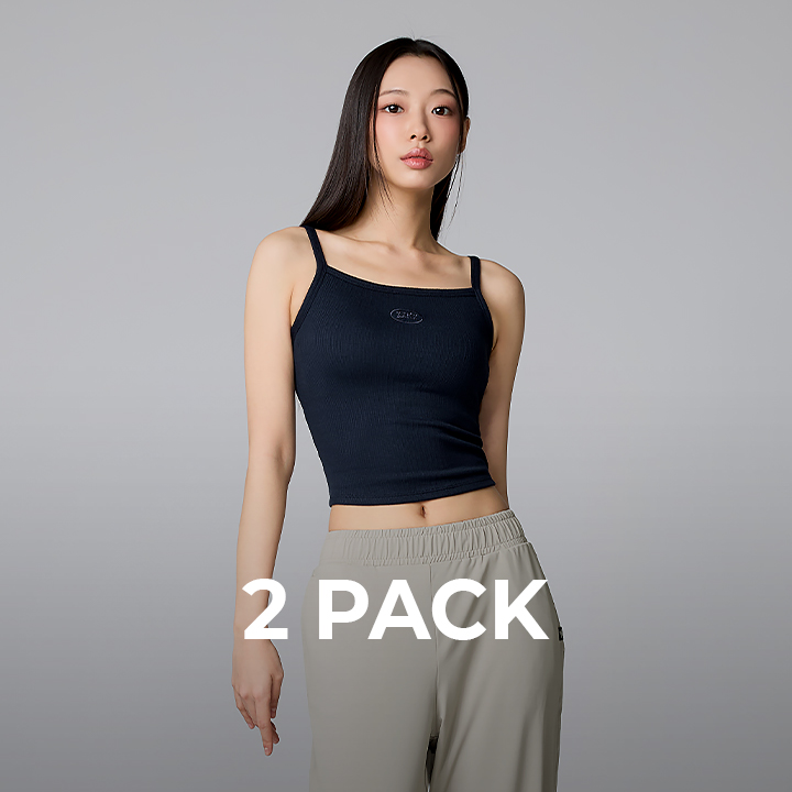 젝시믹스  골지 텐션 인패드 슬리브리스 2팩 XTFBR01H2