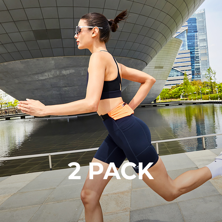 젝시믹스  RX 젤라 인텐션 포켓 바이커 쇼츠 3.5부 2팩 XWFSG01J1